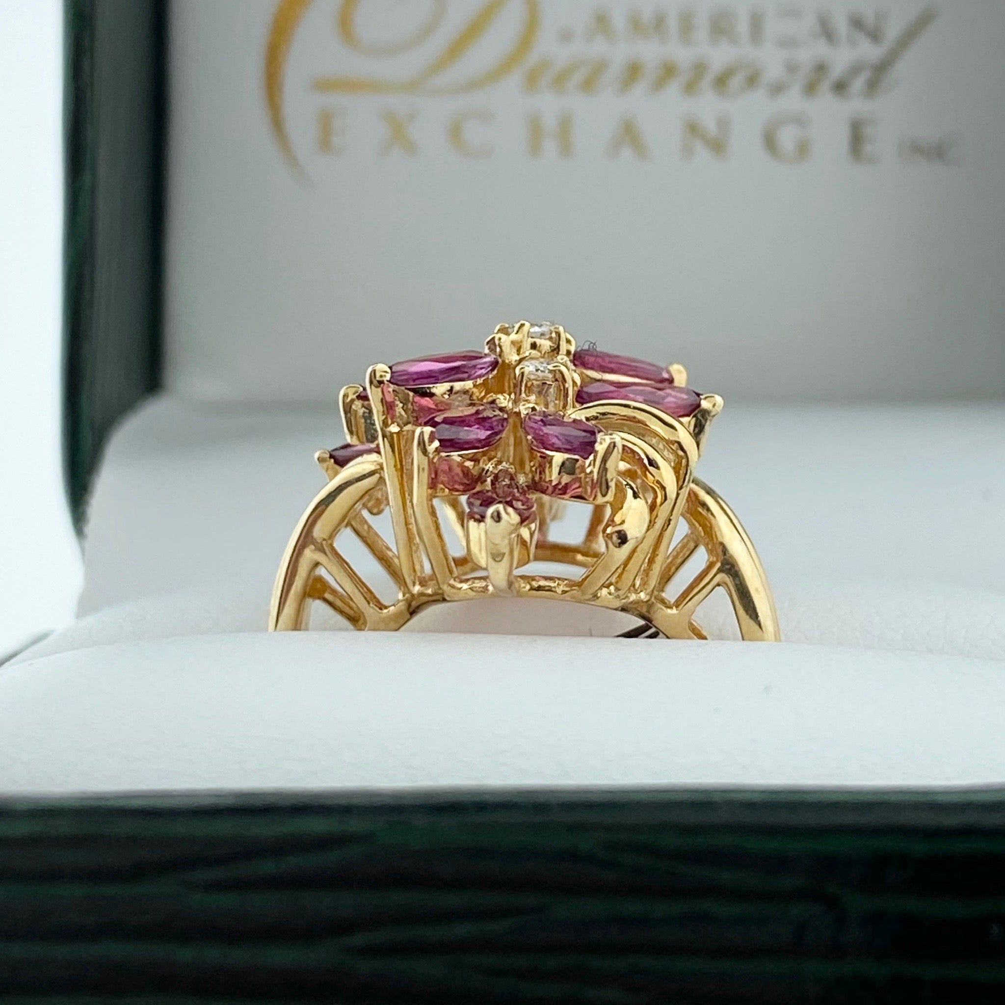 Naija American Diamond Ring With Yellow Stone – AG'S